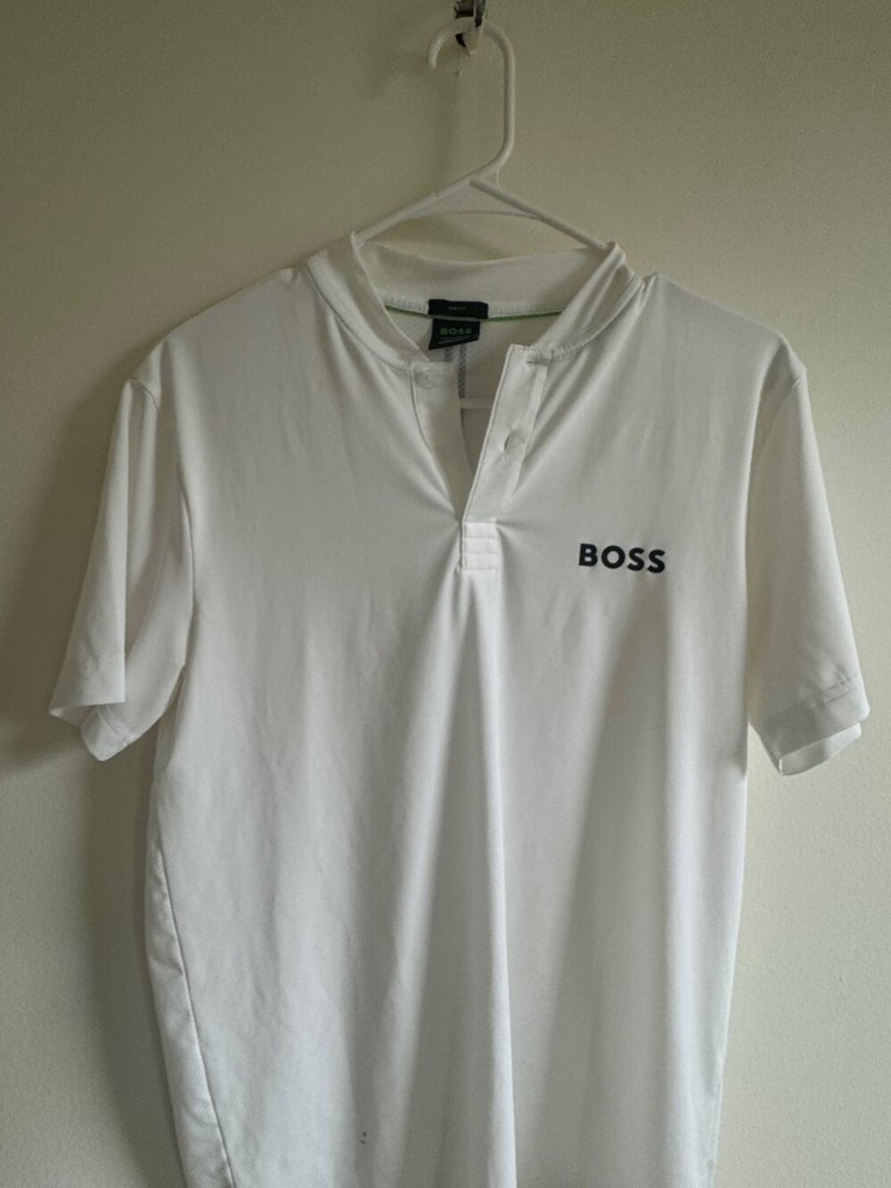 Boss T Shirt Mens S Blue Short Sleeve Classic Collar
